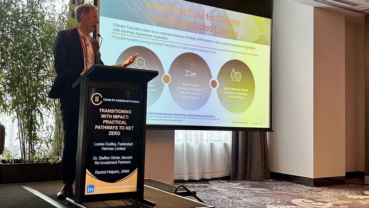 Institutional investors reviewing Munich Re Investment Partners news and updates